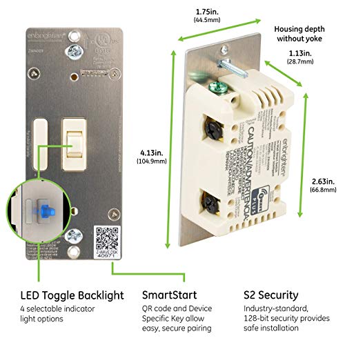 Enbrighten Z-Wave Smart Light Switch with Alexa Compatibility