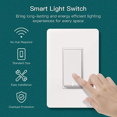 TREATLIFE Smart Light Switch 4-Pack for Home Automation