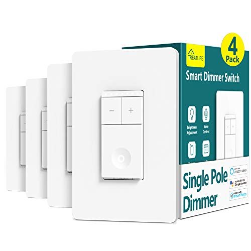 TREATLIFE Smart Dimmer Switches with Alexa/Google Compatibility
