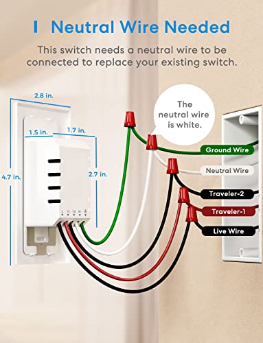 Smart 3-Way Light Switch for Home Automation