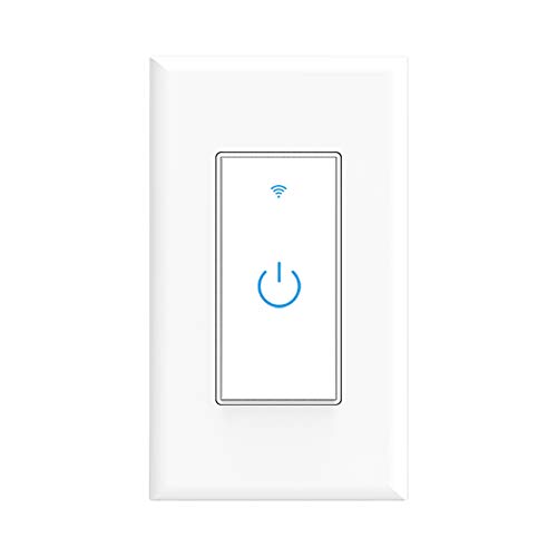 Smart WiFi Light Switch, Alexa & Google Home Compatible