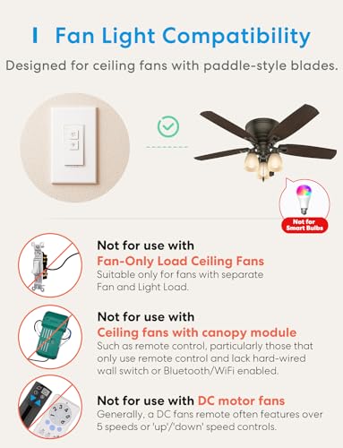 Meross Smart Fan Control & Dimmer Switch Combo
