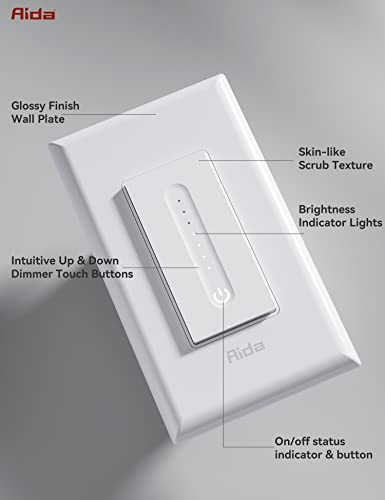 AIDA Smart Dimmer Switch for Alexa & Google
