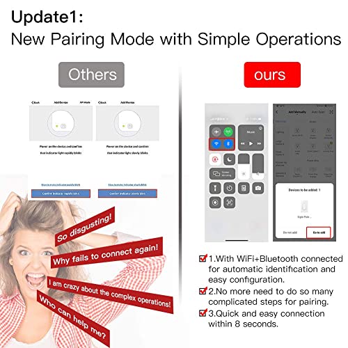 MoesGo WiFi Smart Light Switch 4 Gang