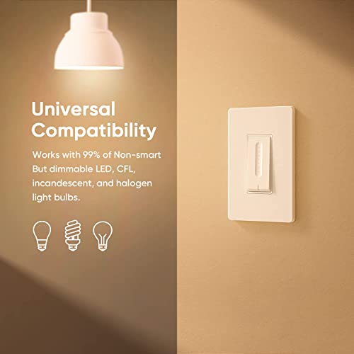 TREATLIFE WiFi Smart Dimmer Switch with Voice Control