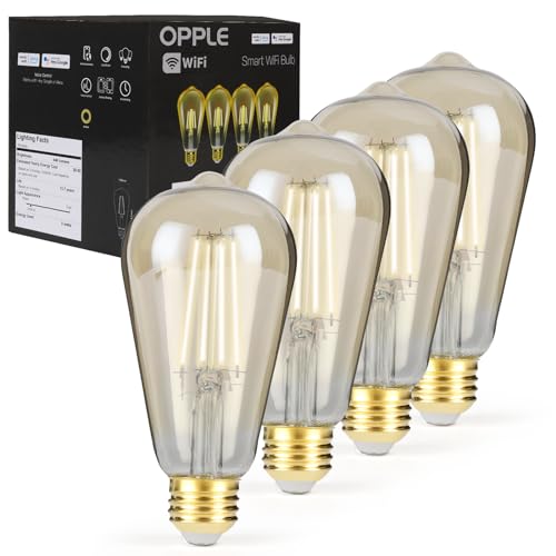OPPLE Smart Vintage LED Filament Bulb 4-Pack