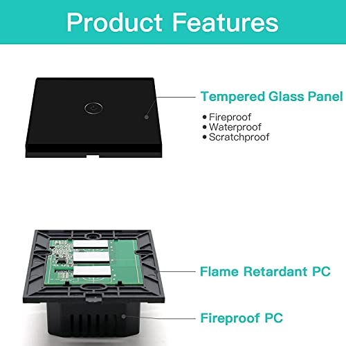 BSEED WiFi Smart Light Switch with App Control