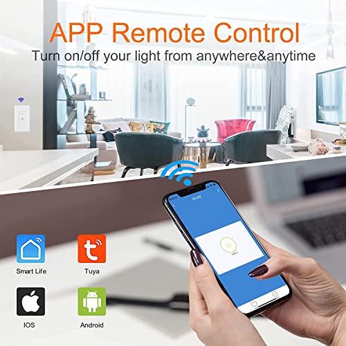 Smart Wifi Light Switch with Remote Control