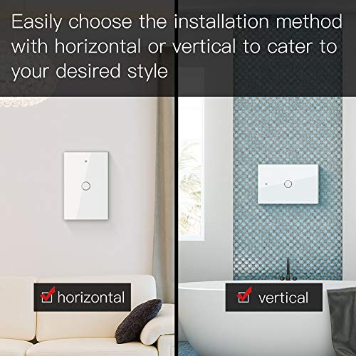 MOES Smart Touch Wall Switch - No Neutral Needed