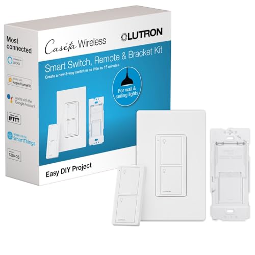 Lutron Caseta Smart Lighting Switch with Pico Remote
