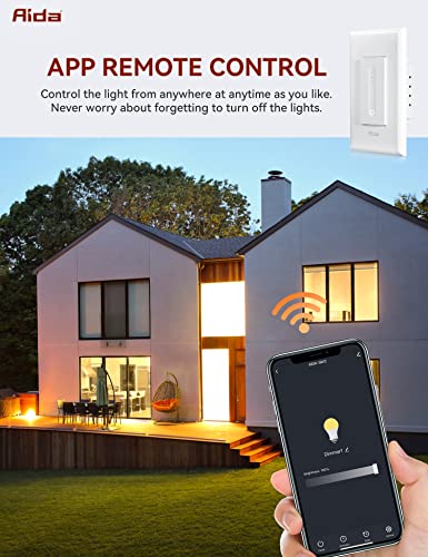 AIDA Smart Dimmer Switch for Alexa & Google