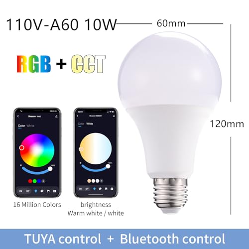 AFINSEA Bluetooth Color Changing Smart Light Bulb
