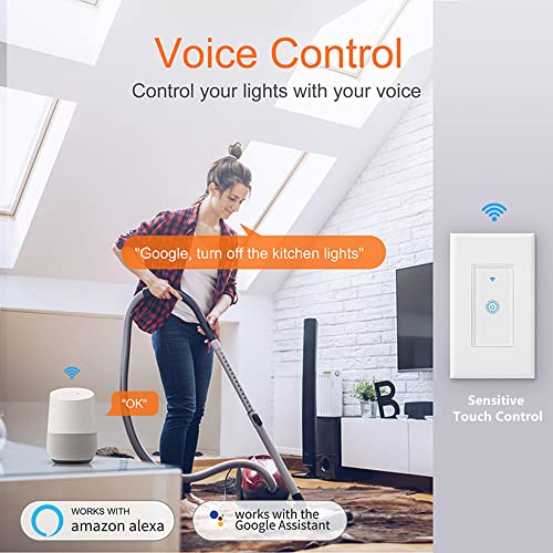 Smart Wifi Light Switch with Remote Control