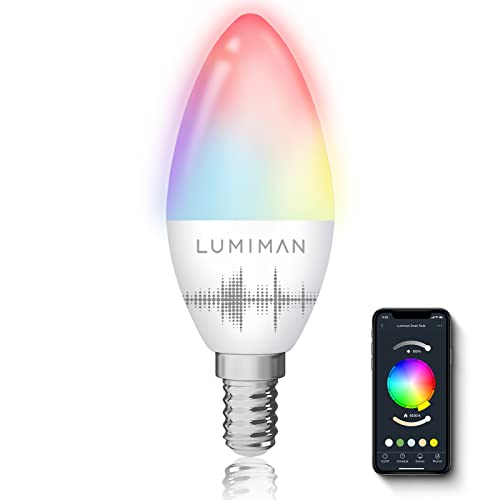 LUMIMAN Smart Candelabra LED Bulb - WiFi RGB
