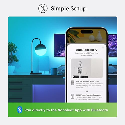 Nanoleaf Essentials Smart LED Color-Changing Bulb