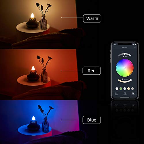 LUMIMAN Smart Candelabra LED Bulb - WiFi RGB