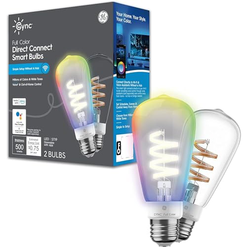 GE CYNC Smart Color Changing LED Light Bulbs