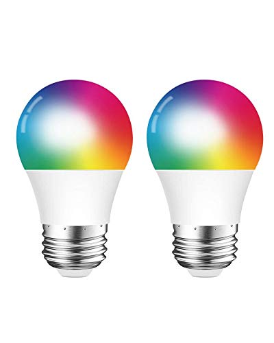 DOGAIN Smart RGB LED Bulbs 2-Pack for Home