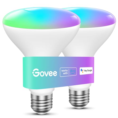 Govee WiFi Smart RGBWW Dimmable Light Bulbs