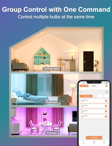 HYDONG 15W Smart Color Changing Light Bulb