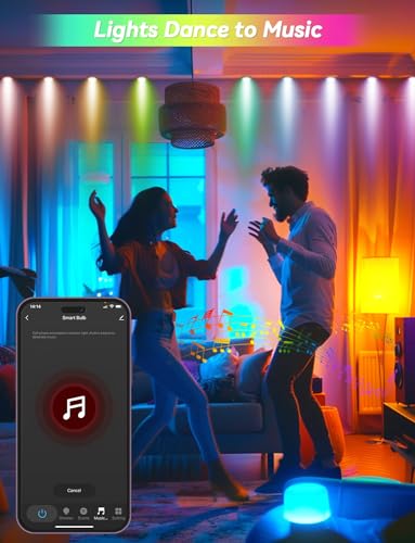 AVACUBE Smart E12 Candelabra Bulbs - 4 Pack
