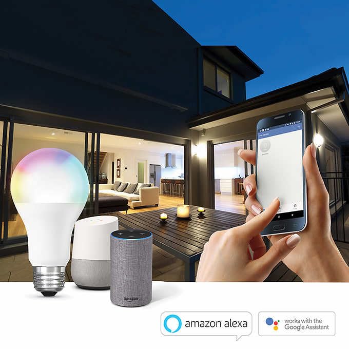 Feit 4-Pack Color Changing WiFi Smart Bulbs