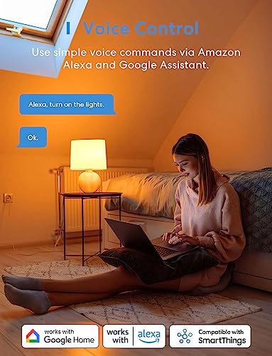 Smart WiFi LED Light Bulb, Alexa Compatible