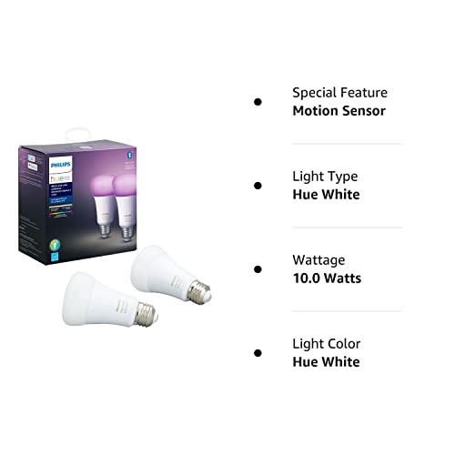 Philips Hue 16 Million Color Smart Bulbs (2 Pack)