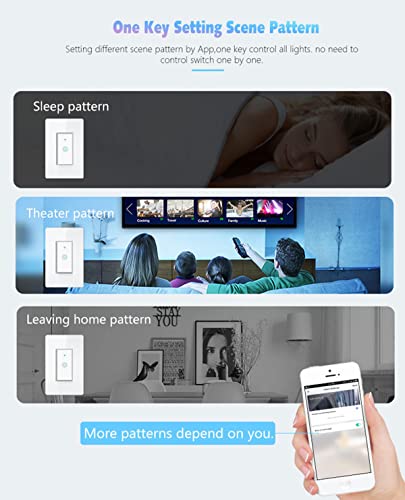Smart Wifi Light Switch with Remote Control