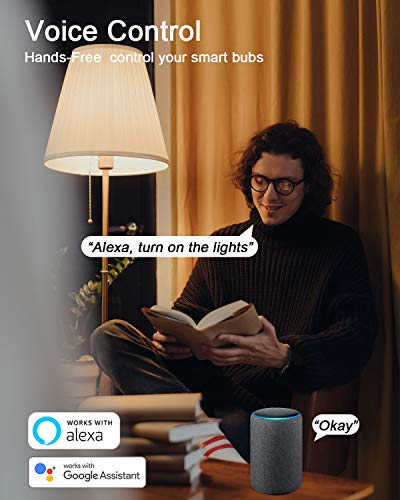 DOGAIN Smart RGB LED Bulbs 2-Pack for Home