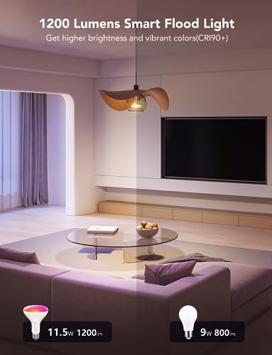 Govee WiFi Smart RGBWW Dimmable Light Bulbs
