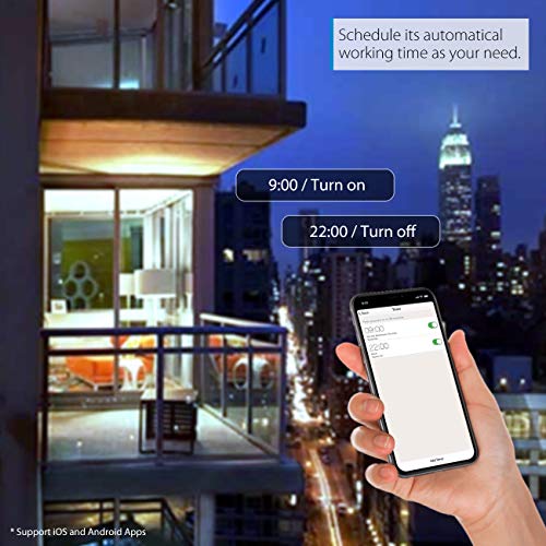 LVWIT Smart Wi-Fi LED Bulbs, RGB Color Changing