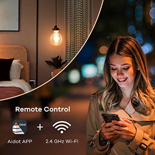 Smart Dimmable WiFi Edison Bulbs - 2-Pack