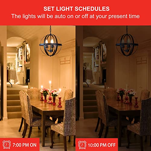 Sengled Smart LED Candelabra Bulbs, Edison Style