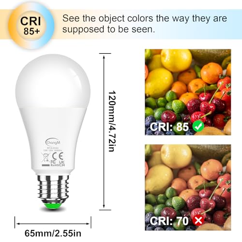 ChangM Smart LED Light Bulb Compatible with Alexa