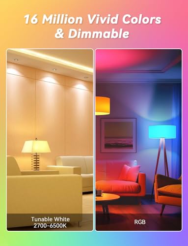 AVACUBE Smart E12 Candelabra Bulbs - 4 Pack