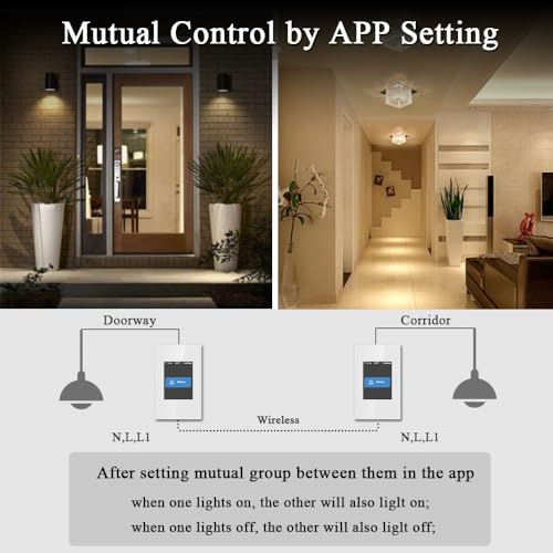LANBON WiFi Smart Light Switch with LCD Panel