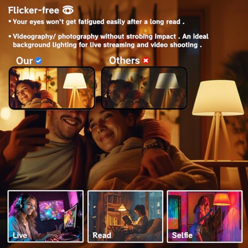 MELPO Color Changing Smart Light Bulbs, 1300LM