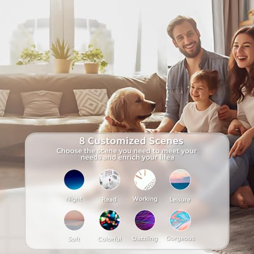 XFOX RGB+CCT Smart LED Bulbs, 5 Pack