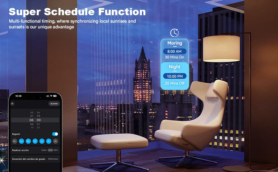 Color-Changing Smart LED Bulb with Alexa Compatibility