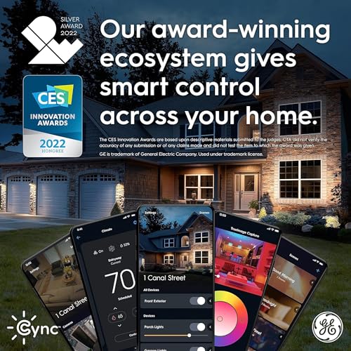 GE CYNC Smart Color Changing LED Light Bulbs