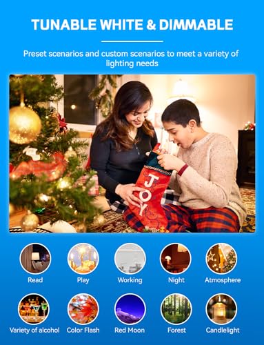Color-Changing Smart LED Bulb with Alexa Compatibility