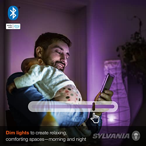 Sylvania Smart LED Light Bulb, 4-Pack, RGBW
