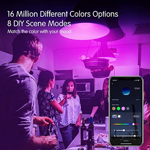 DAYBETTER Smart WiFi Light Bulbs - 10 Pack