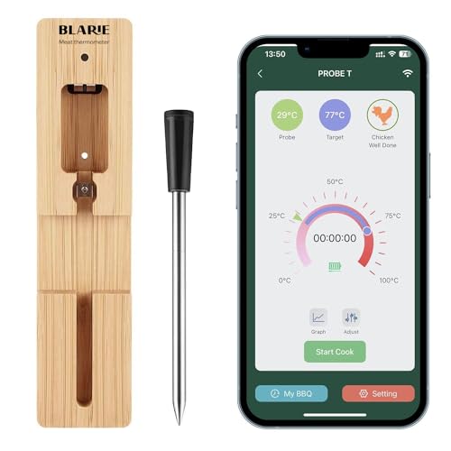 Wamoma Wireless Smart Meat Thermometer with App Control