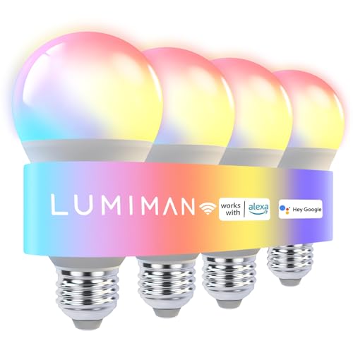 LUMIMAN Smart Color Changing LED Bulbs - 4 Pack