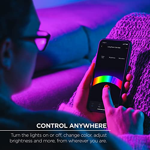 Multicolor Smart LED Light Bulb 2-Pack