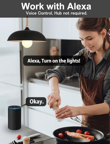ILC Smart Alexa Light Bulbs, 12W, 6 Pack