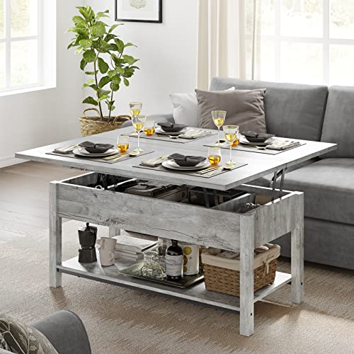 Smart coffee table, Gray color