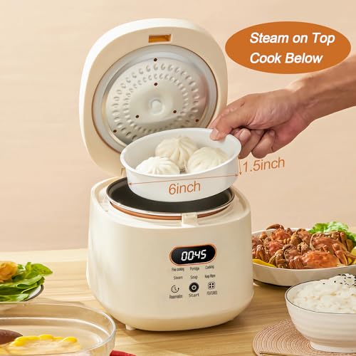 NUNET 6-1 Multi-Functional Smart Rice Cooker, 2QT